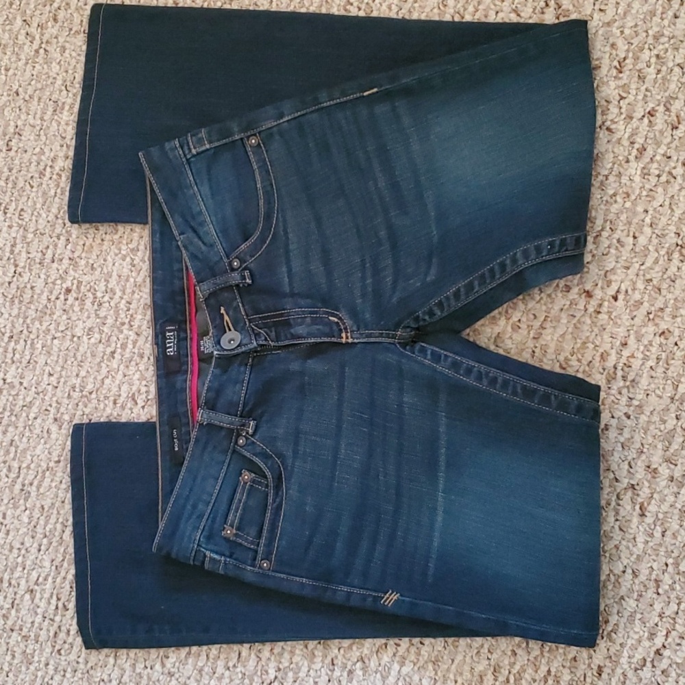A New Approach Boot Cut Denim Jean, Size 28/6S